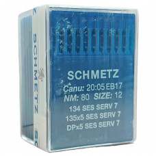 Голка Schmetz 134 SES SERV 7, DPx5 SES SERV 7, 135x5 SES SERV 7. №80. 100 шт трикотаж