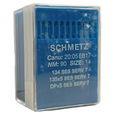 Голка Schmetz 134 SES SERV 7, DPx5 SES SERV 7, 135x5 SES SERV 7. №90. 100 шт трикотаж