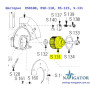 Шестерня для дискових розкрійних ножів RSD-100/RSD-110/RS-125/S-131