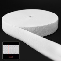 Резинка эластичная белая 3 см, 40 м