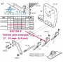 Улитка для лампасов B417AR-E 10 мм - 6.4 мм