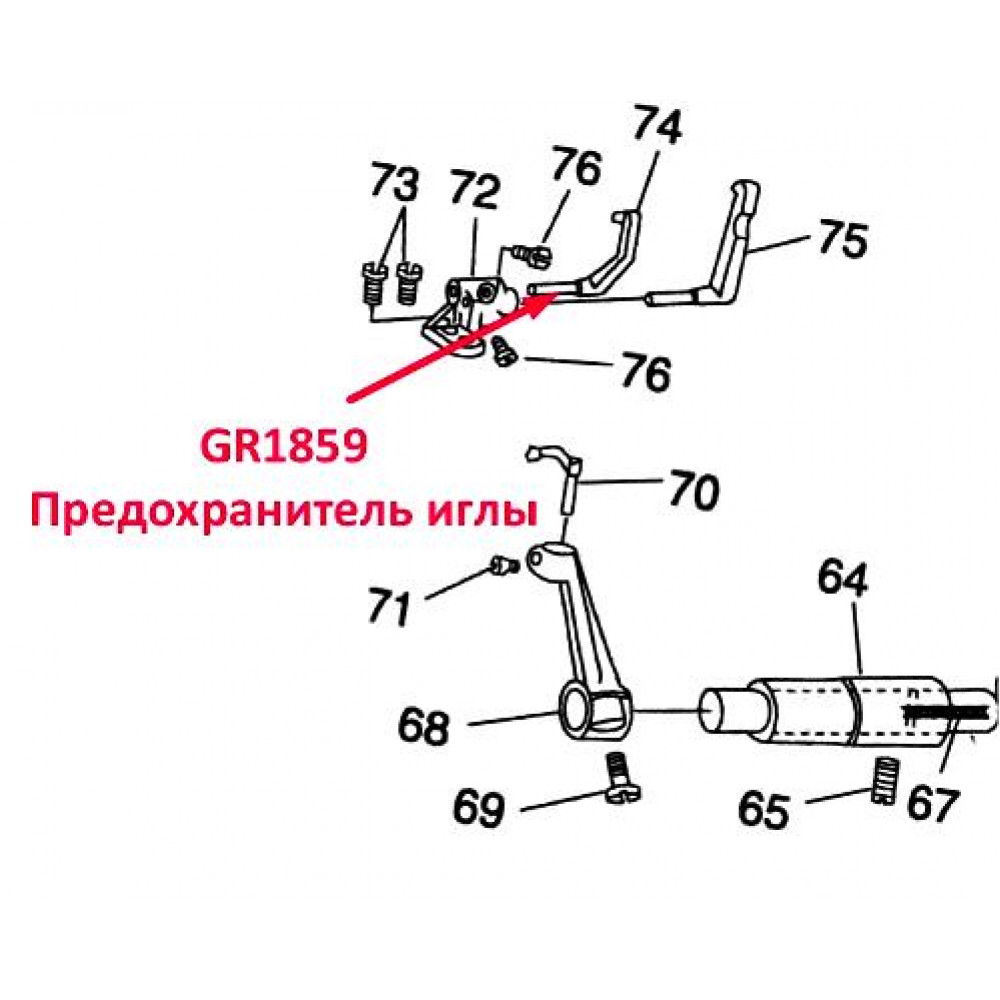 Запобіжник голки GR1859
