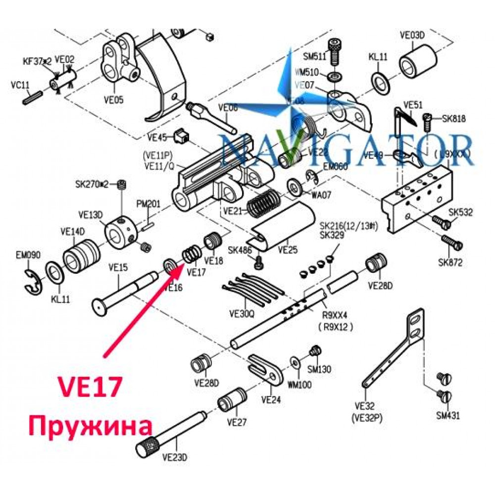 Пружина VE17