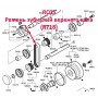 Ремінь зубчастий верхнього вала RC05