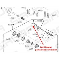 Корпус регулятора натягу LA26