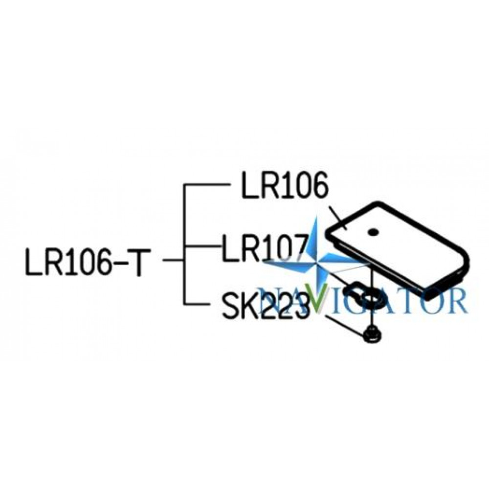 Пластина LR106T *9.5 mm