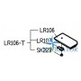 Пластина LR106T *9.5 mm
