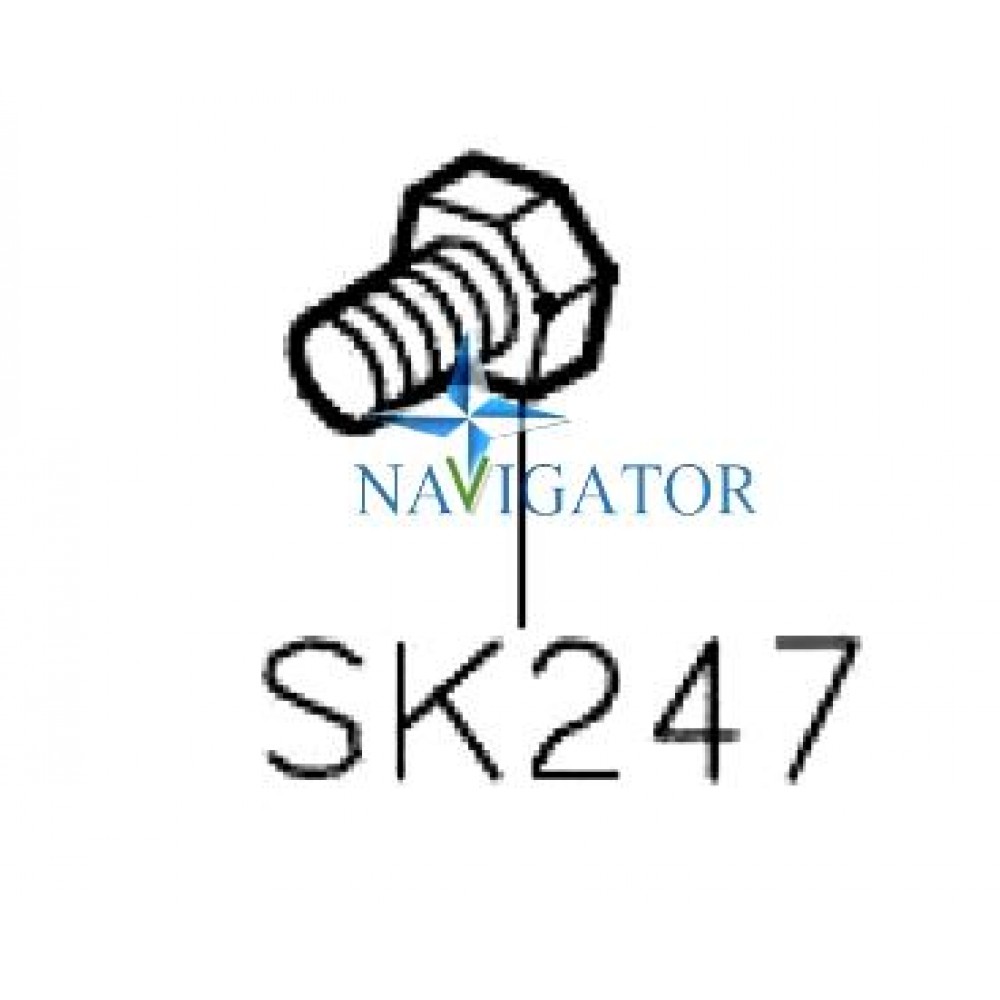 Гвинт запобіжника оверлока SK247
