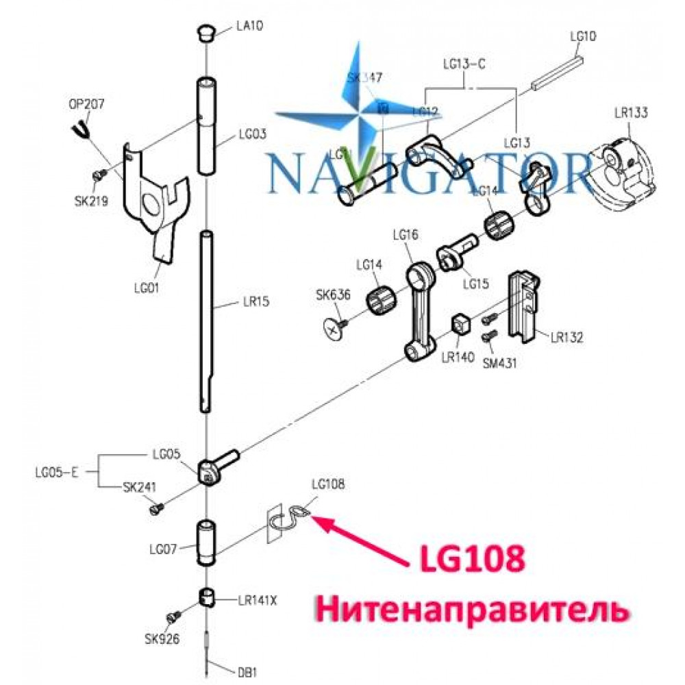 Нитконаправитель LG108