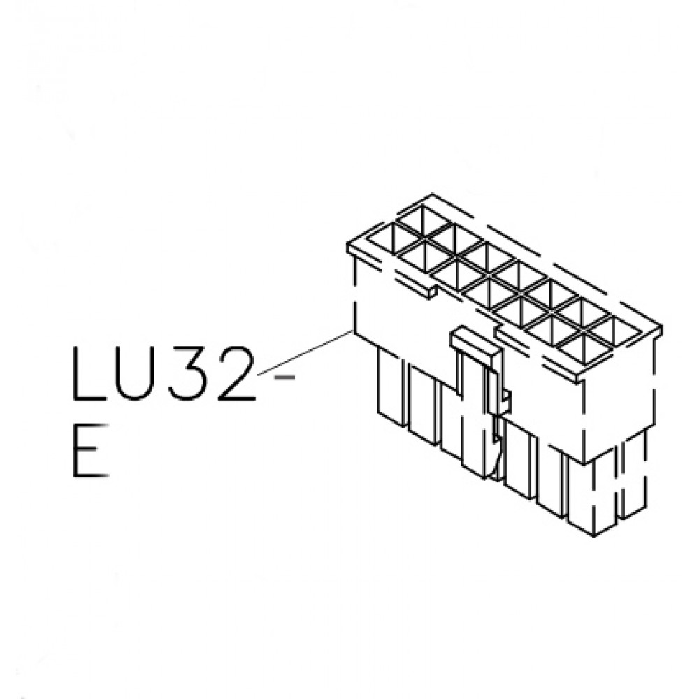 Електророз'єм магніту закріпки LU32-E