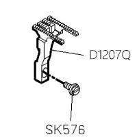 Основний двигун тканини D1207Q (6.0 мм)