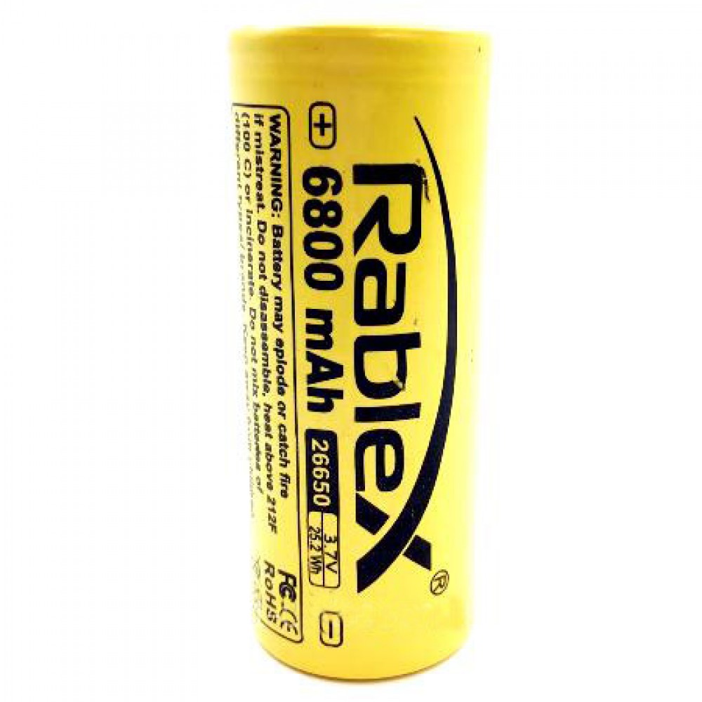 Акумулятор Rablex 26650 6800 mAh Li-ION 3.7V