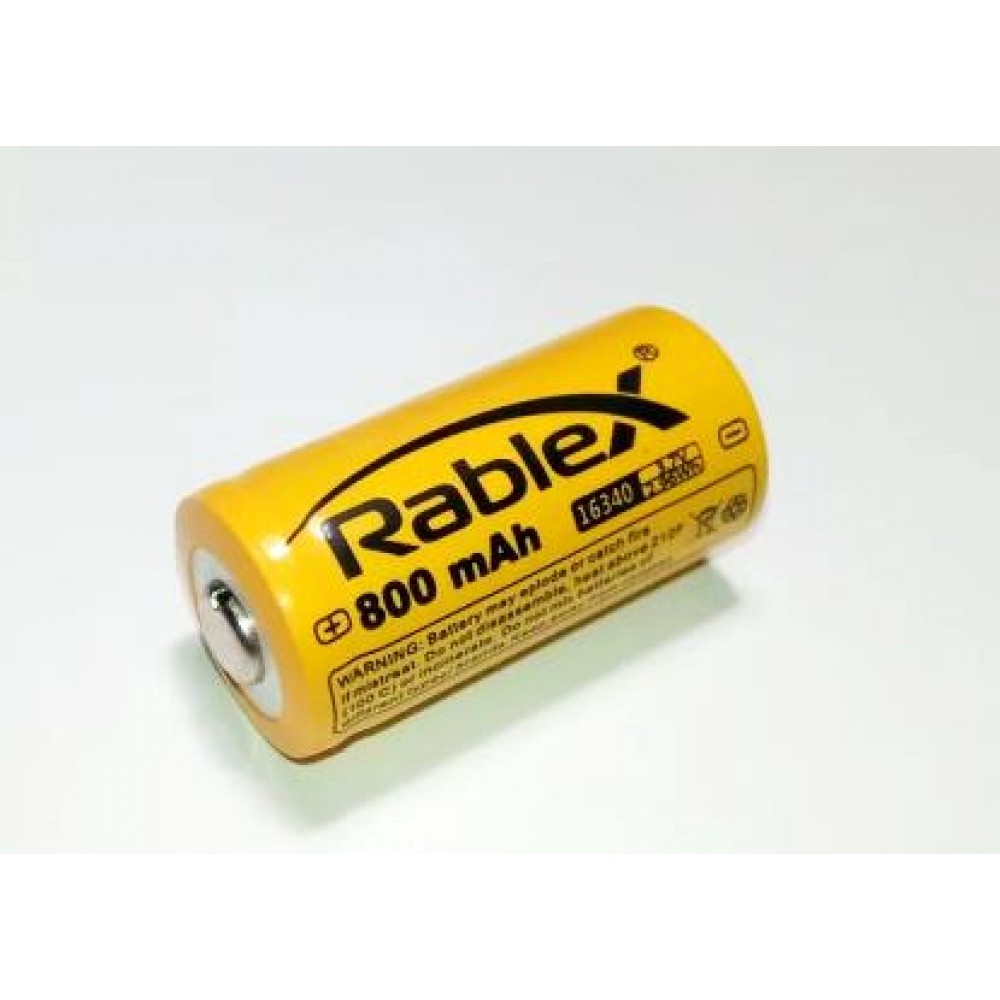 Акумулятор Rablex 16340 Li-Ion 800 mAh