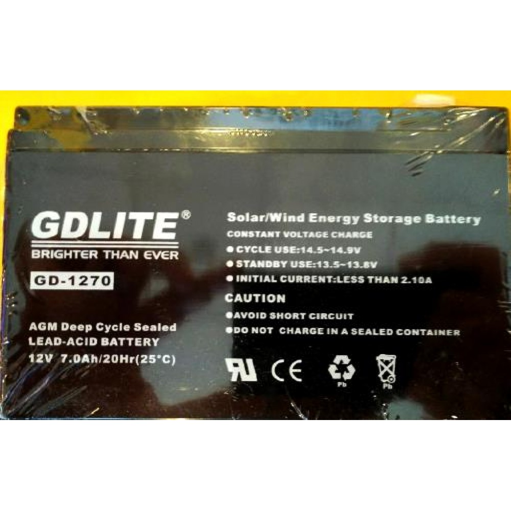 Акумулятор RB1207 = GD-1270 12V 7Ah