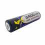 Акумулятор Rablex 18650 Li-Ion 3400 mAh с захистом
