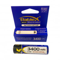 Аккумулятор Rablex 18650 Li-Ion 3400 mAh с защитой