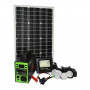 Сонячна електростанція ємністю 150W/h з панеллю 40W, інвертором 220V та підключенням зовнішнього акумулятора