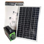 Сонячна електростанція ємністю 150W/h з панеллю 40W, інвертором 220V та підключенням зовнішнього акумулятора