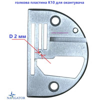 Голкова пластина K10 для окантовувачів