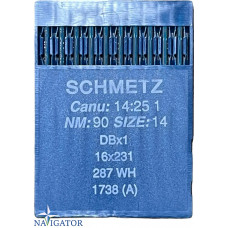 Голки Schmetz DBx1, 16x231, 287 WH, 1738 (A)  № 90 10 шт.