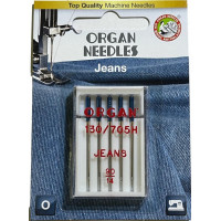 Голки для джинсів ORGAN JEANS № 90 5 штук