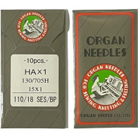 ИГЛЫ ORGAN JERSEY HAx1 SES № 110 10 штук