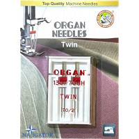 ИГЛА ДВОЙНАЯ УНИВЕРСАЛЬНАЯ ORGAN TWIN № 70/2 (2 шт)