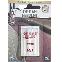 ИГЛА ДВОЙНАЯ УНИВЕРСАЛЬНАЯ ORGAN TWIN №90/3 (2 шт)