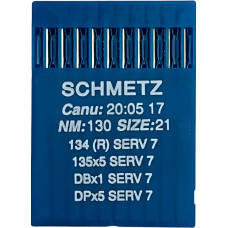 Голка Schmetz 134 SERV 7, DPx5 SERV 7, 135x5 SERV 7. №130. 10 шт