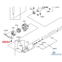 Винт SK634 крепления установочного пальца