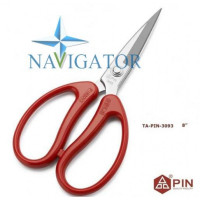 Профессиональные кованые портновские ножницы PIN3093,  с прорезиненными ручками