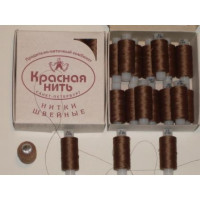 Нить коричневая № 100