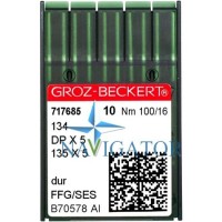 Промышленные швейные иглы 134, DPx5 № 100 SES упаковка 10 шт
